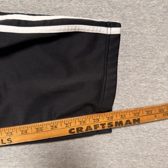 Vintage Adidas Track Pants Mens L Tearaway Snap Y2K 90s Wide Leg Baggy Joggers - Picture 9 of 10